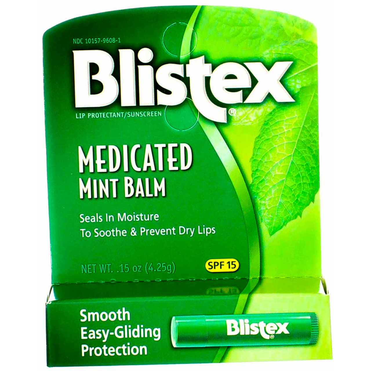 Blistex Medicated Mint Balm SPF 15 0.15 oz — Pack of 12