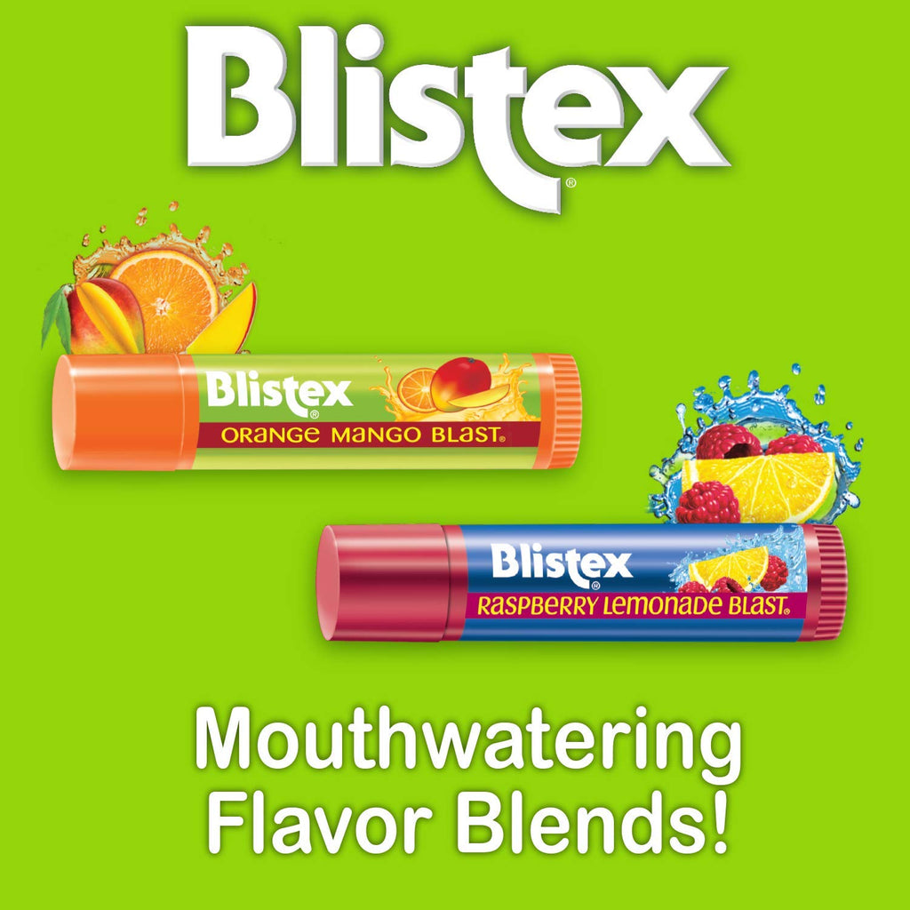 Blistex Raspberry Lemonade Blast Lip Balm – 0.15 oz, Pack of 12 | Hydrates & Refreshes