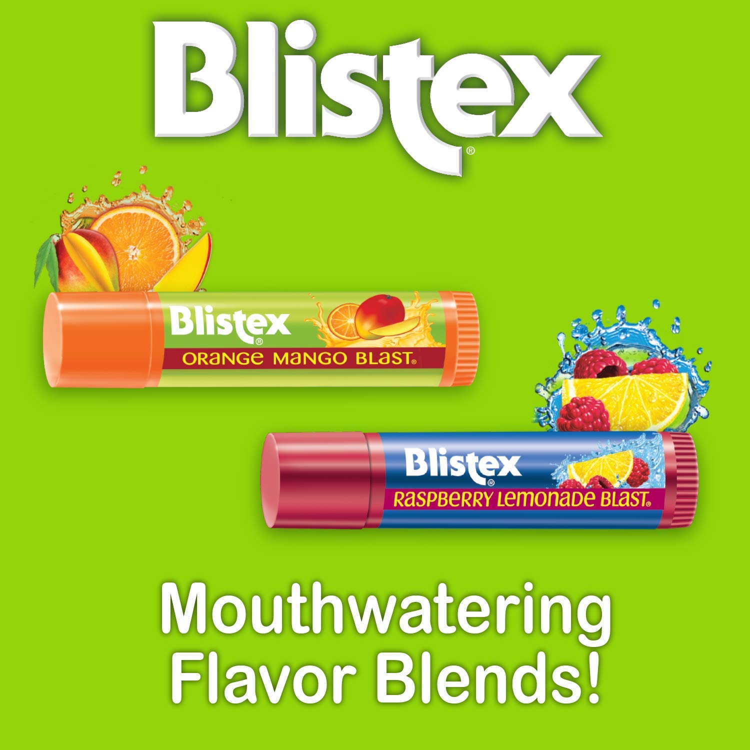 Blistex Raspberry Lemonade Blast Lip Balm – 0.15 oz, Pack of 12 | Hydrates & Refreshes