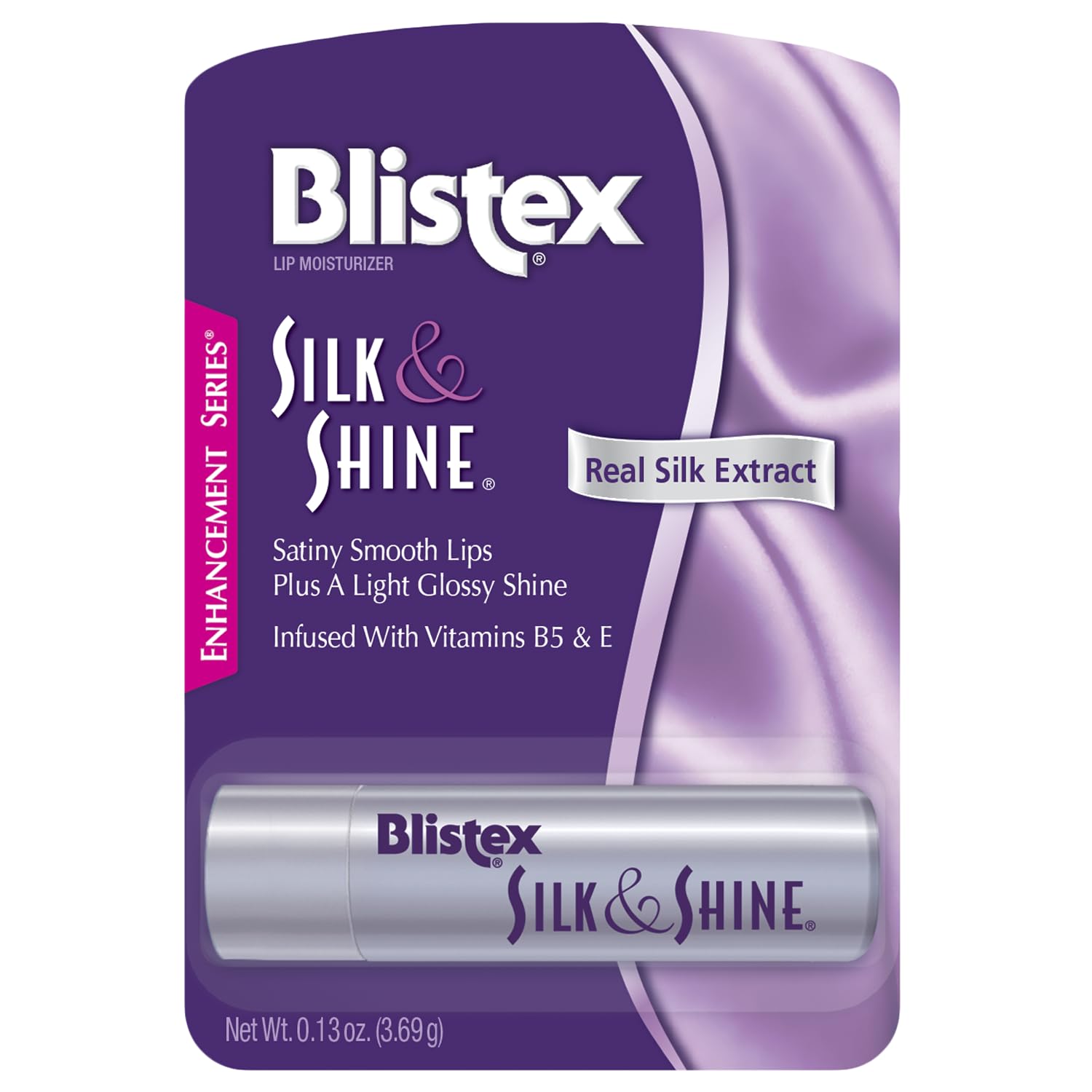 Blistex Silk & Shine Lip Balm 0.13 oz – Pack of 12 | Satin Smooth Lips