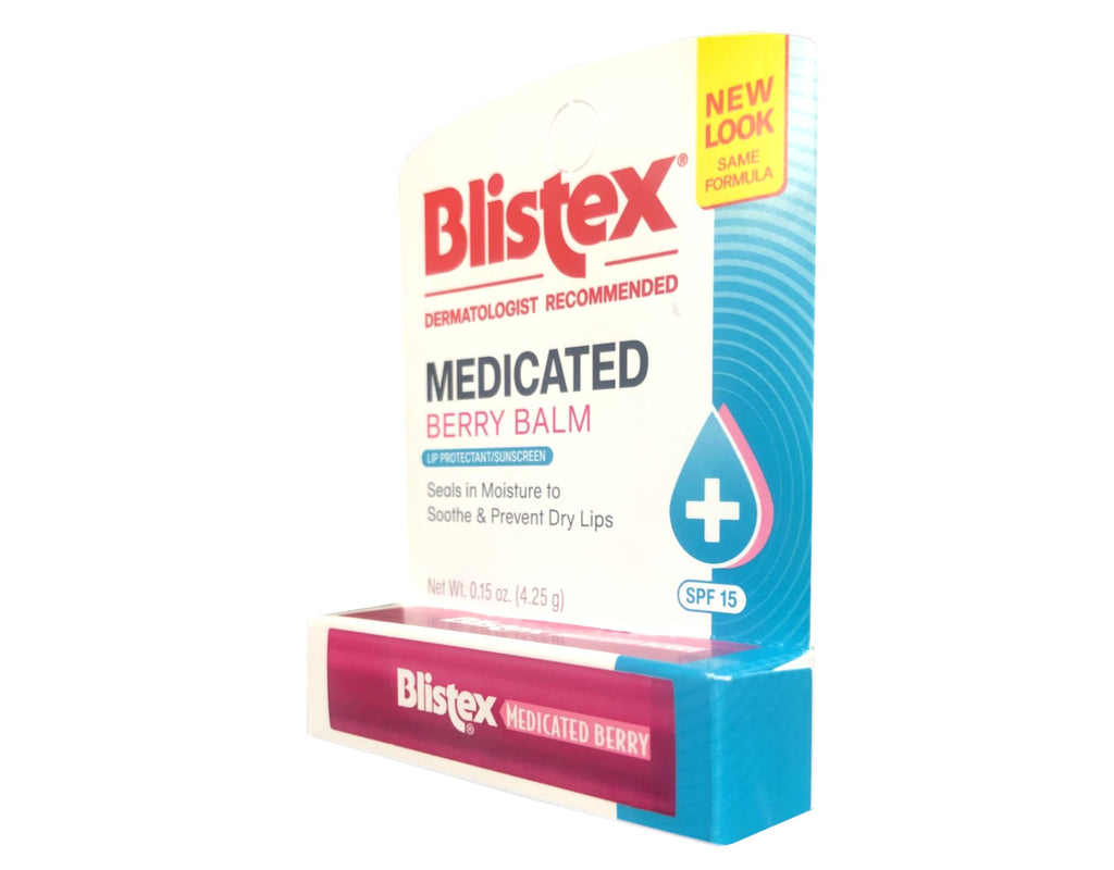 Blistex Medicated Lip Balm Berry SPF 15 – 15oz Tubes (12 Pack)