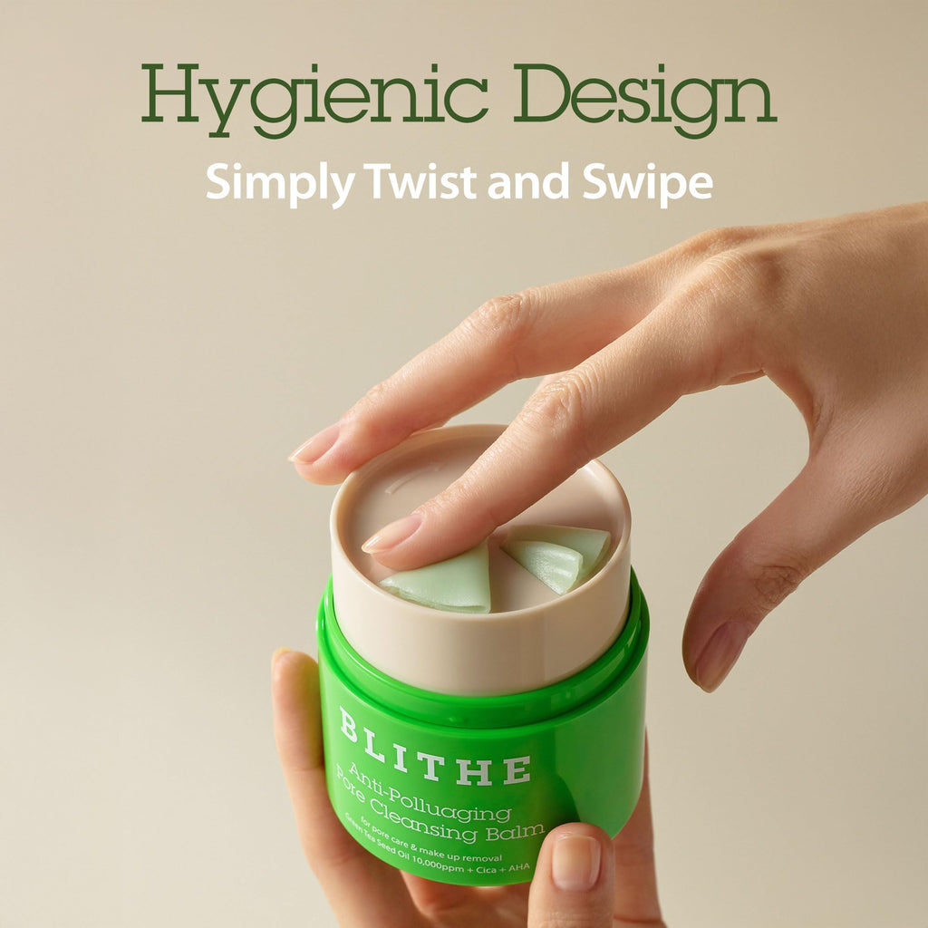 BLITHE Cleansing Balm — Pore Cleansing Makeup Remover with Hygienic Twist-Up Design