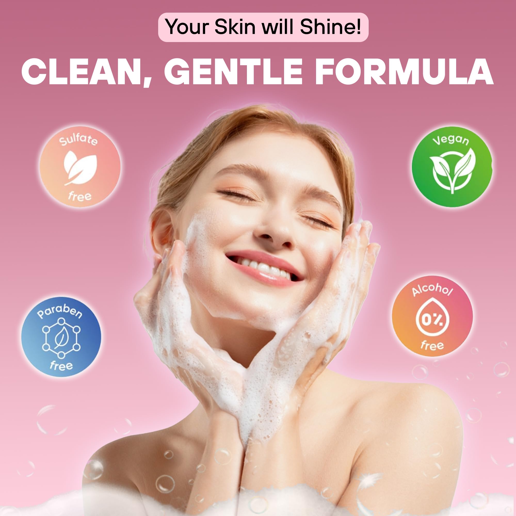 Bloom & Bōde Ylang-Ylang + Geranium Body Wash Gel – Sulfate-Free, Plant-Based, 500 mL (16.9 oz)