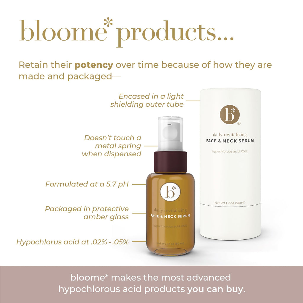 Bloome Hypochlorous Serum 0.05% for Face & Neck – Gentle Skin Support (50ml)