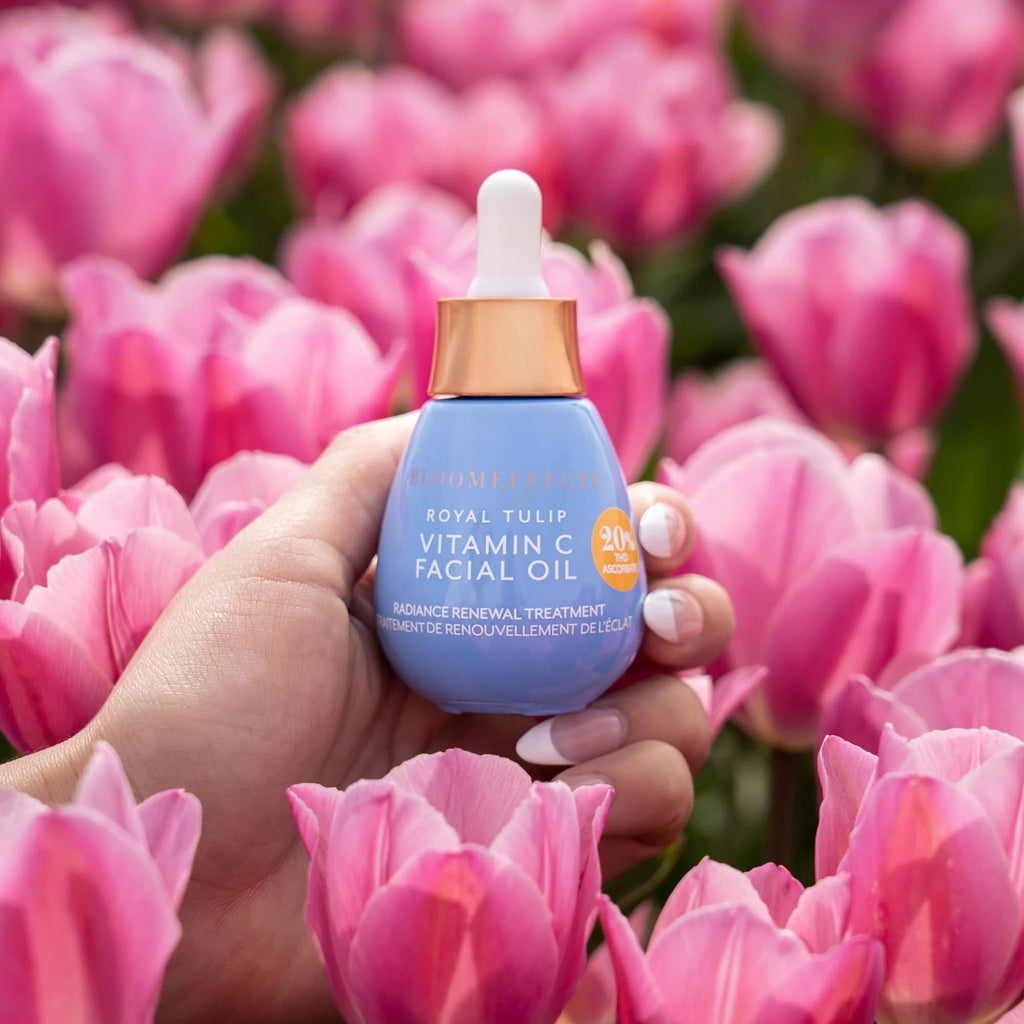 Bloomeffects Royal Tulip Vitamin C Facial Oil - Cruelty-Free Clean Beauty (1 fl oz / 30 ml)