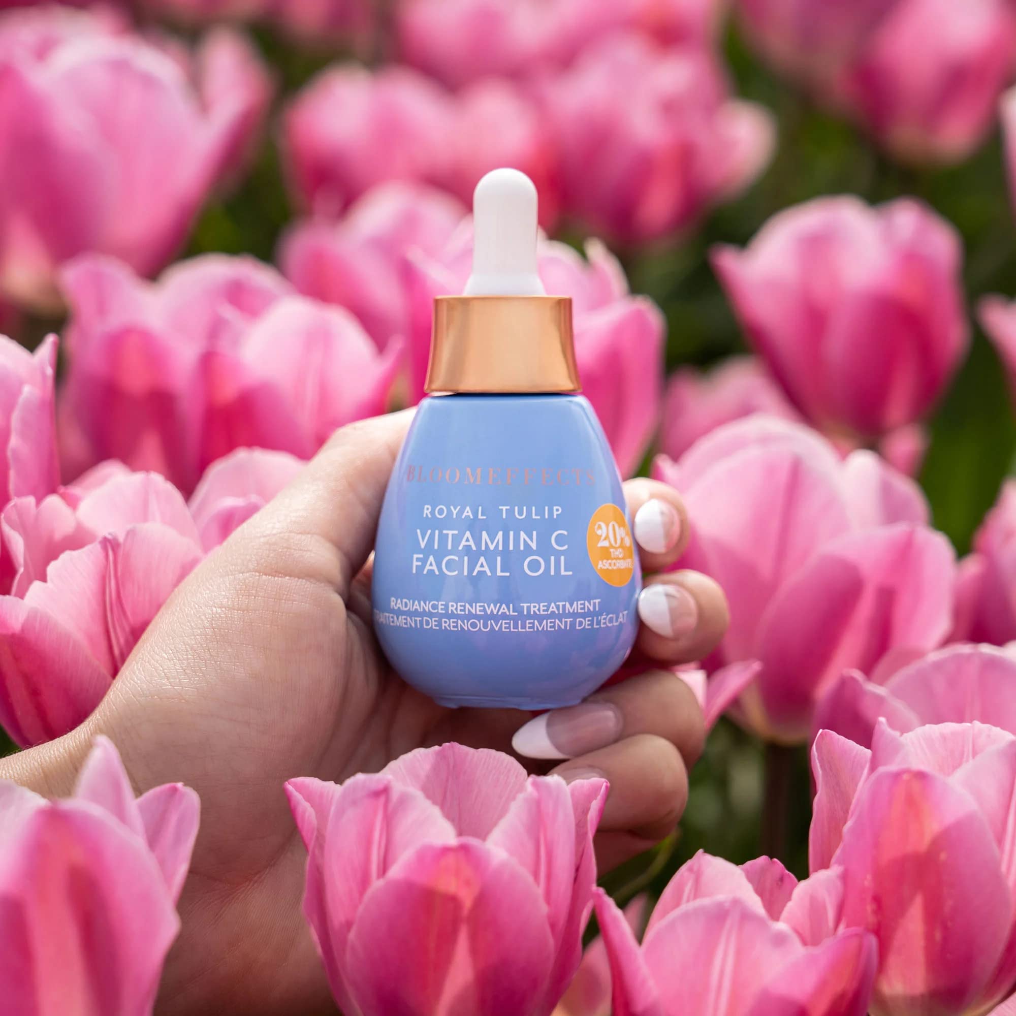 Bloomeffects Royal Tulip Vitamin C Facial Oil - Cruelty-Free Clean Beauty (1 fl oz / 30 ml)