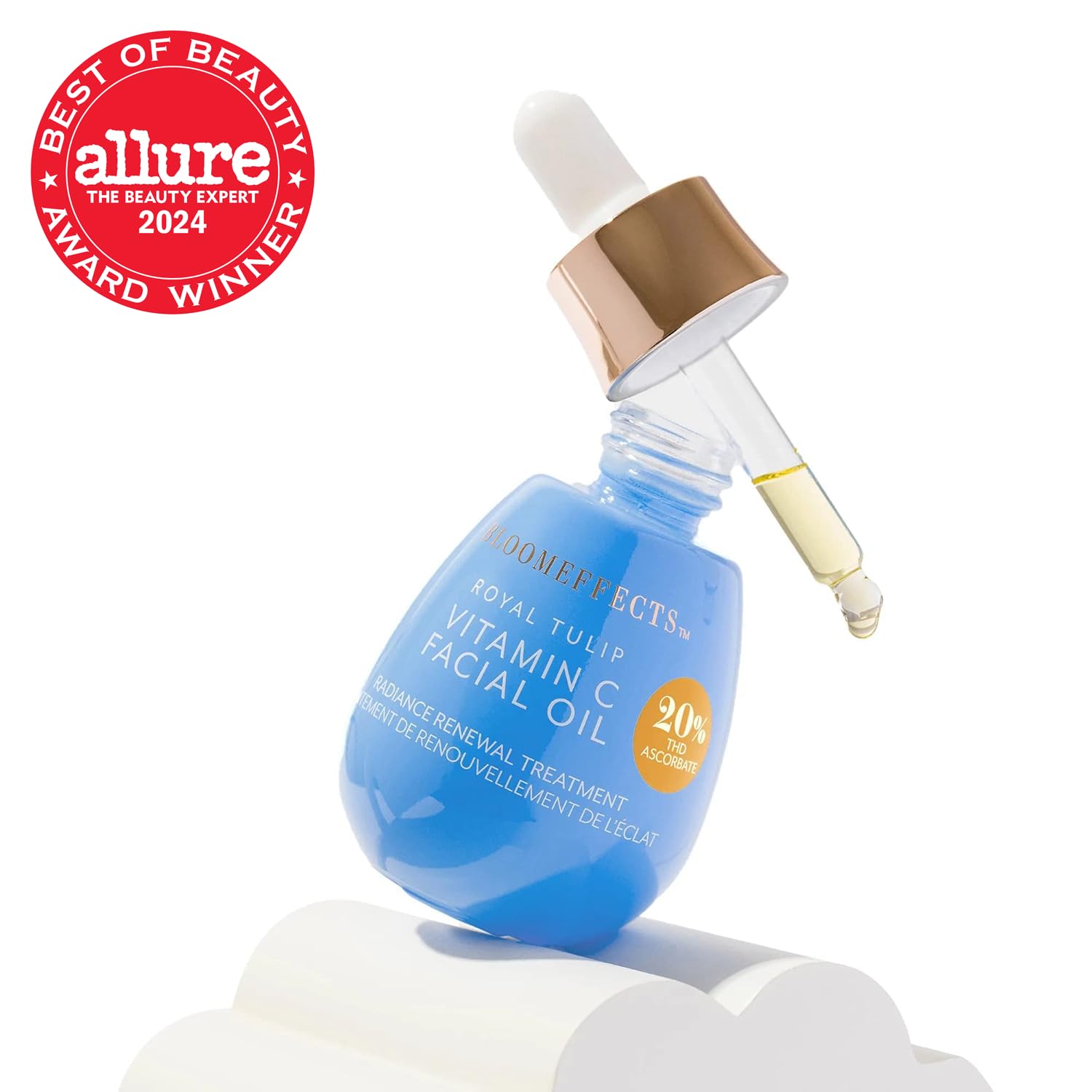 Bloomeffects Royal Tulip Vitamin C Facial Oil - Cruelty-Free Clean Beauty (1 fl oz / 30 ml)