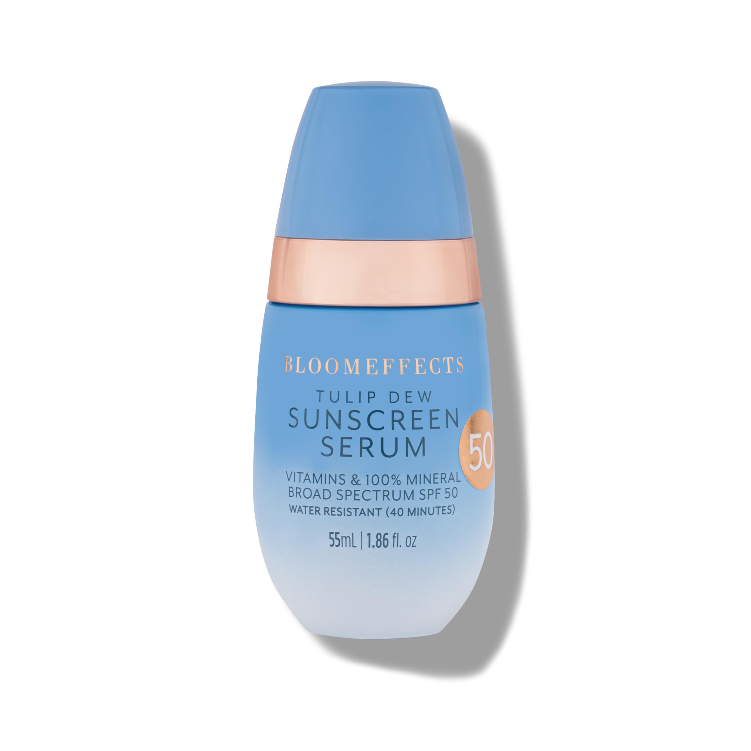 Bloomeeffects Tulip Dew Sunscreen Serum SPF 50 | Mineral, Water-Resistant 40m | Cruelty-Free (55 ml)