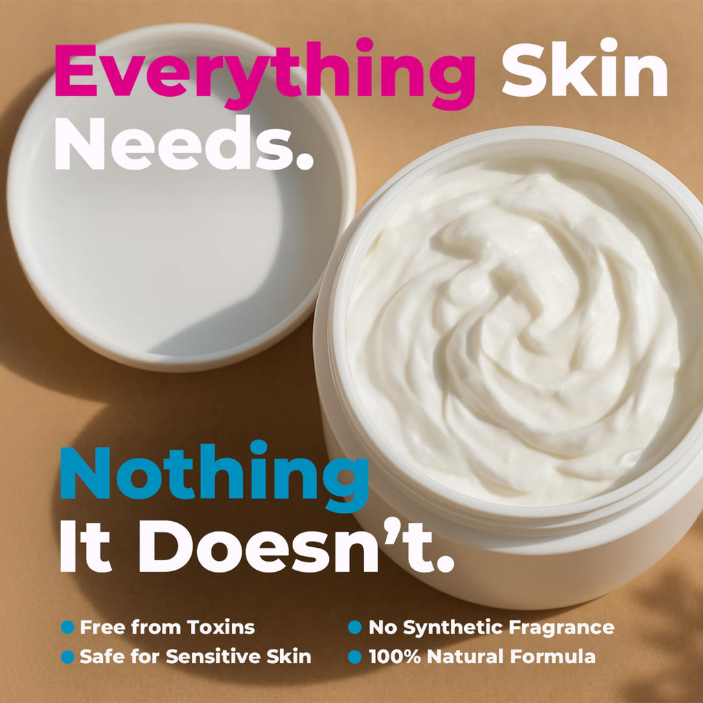Bloomeo Natural Tallow & Honey Skin Balm – 2.82 oz, Grass-Fed Whipped Tallow