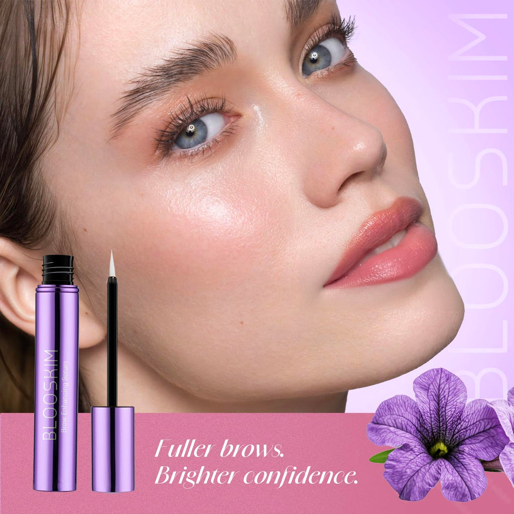 Blooskim Eyebrow Growth Serum – Fuller Brows for Women & Men