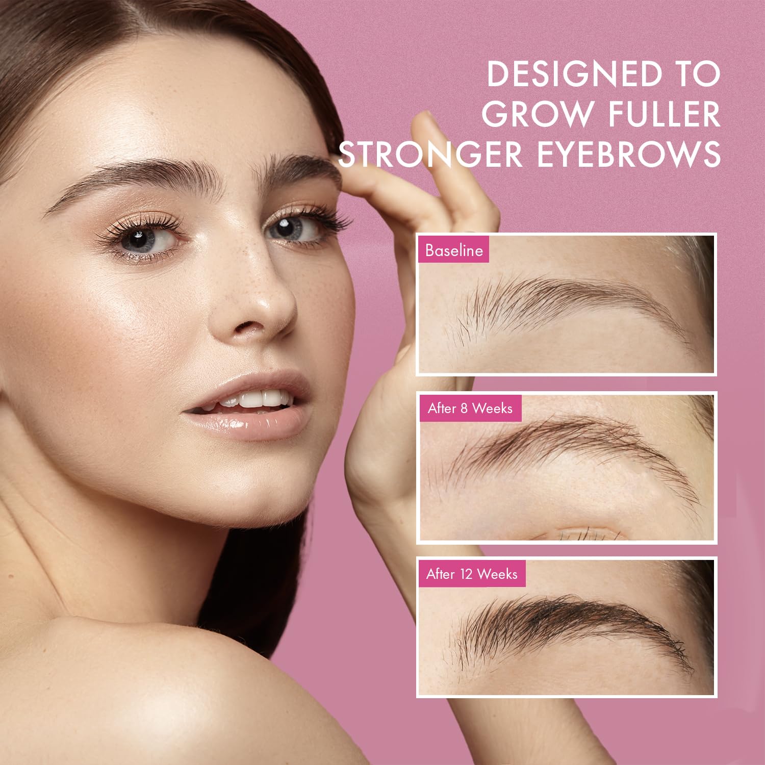 Blooskim Eyebrow Growth Serum – Fuller Brows for Women & Men