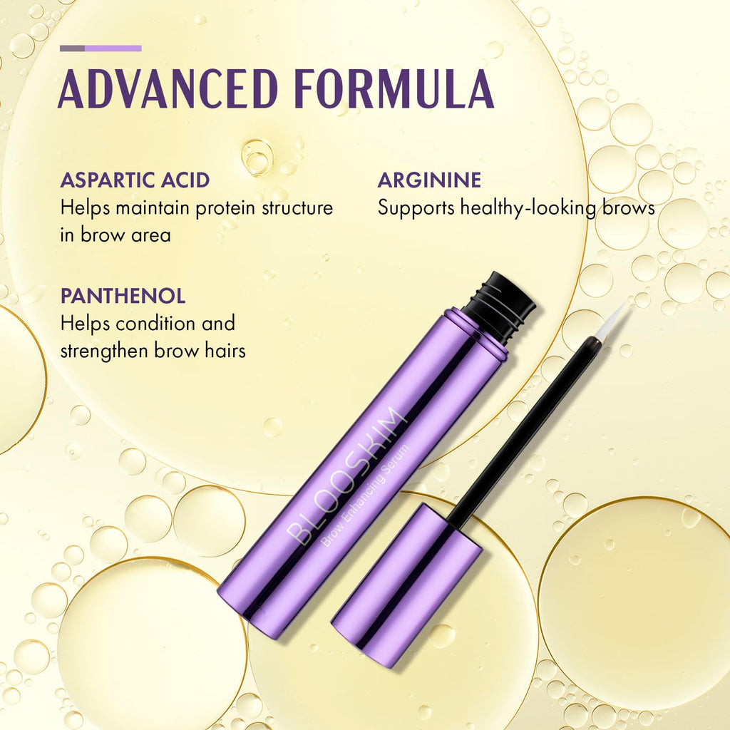 Blooskim Eyebrow Growth Serum – Fuller Brows for Women & Men