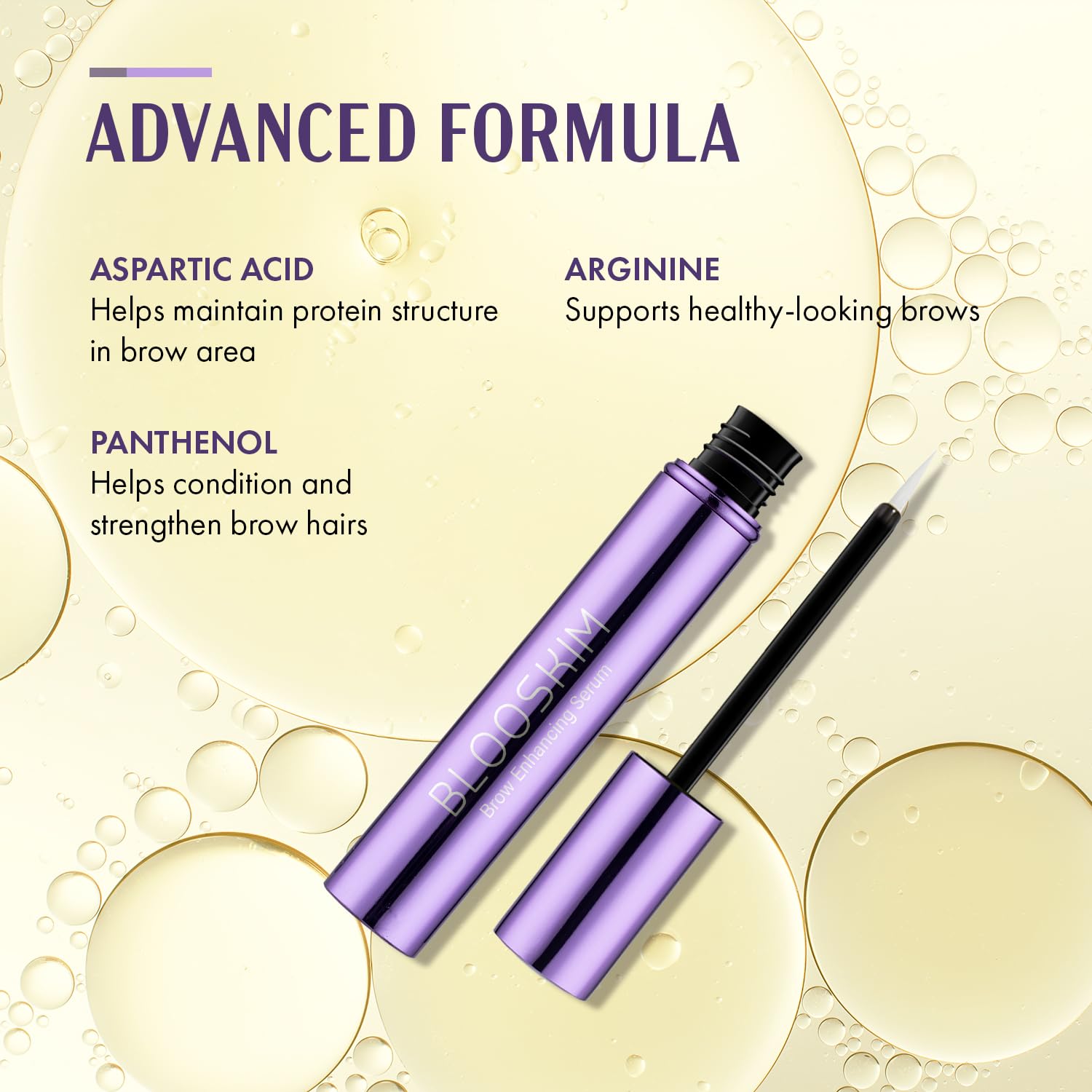 Blooskim Eyebrow Growth Serum – Fuller Brows for Women & Men