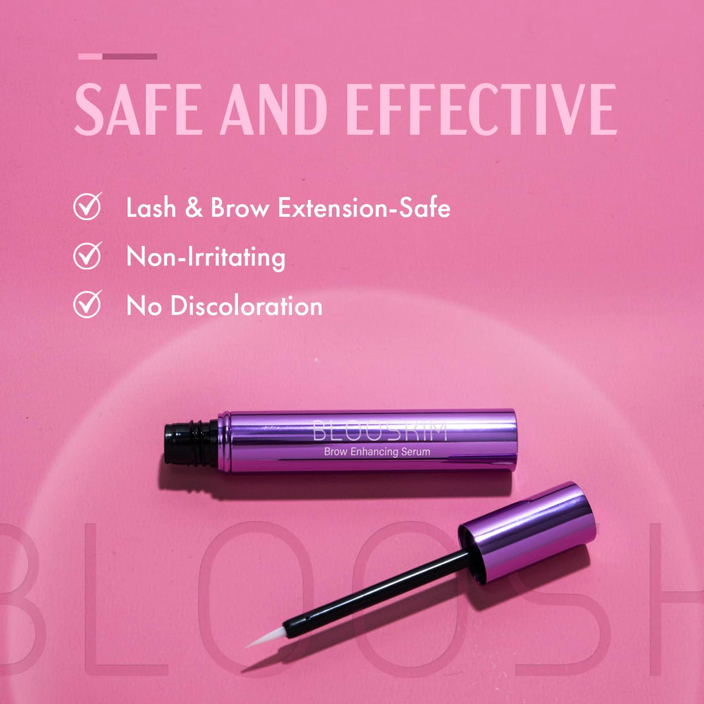 Blooskim Eyebrow Growth Serum – Fuller Brows for Women & Men
