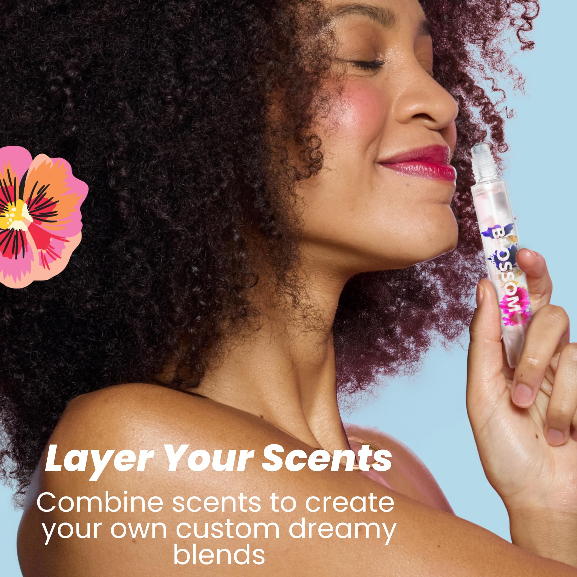 Blossom Honey Jasmine Roll-On Perfume Oil – Alcohol-Free, Real Flowers, Made in USA