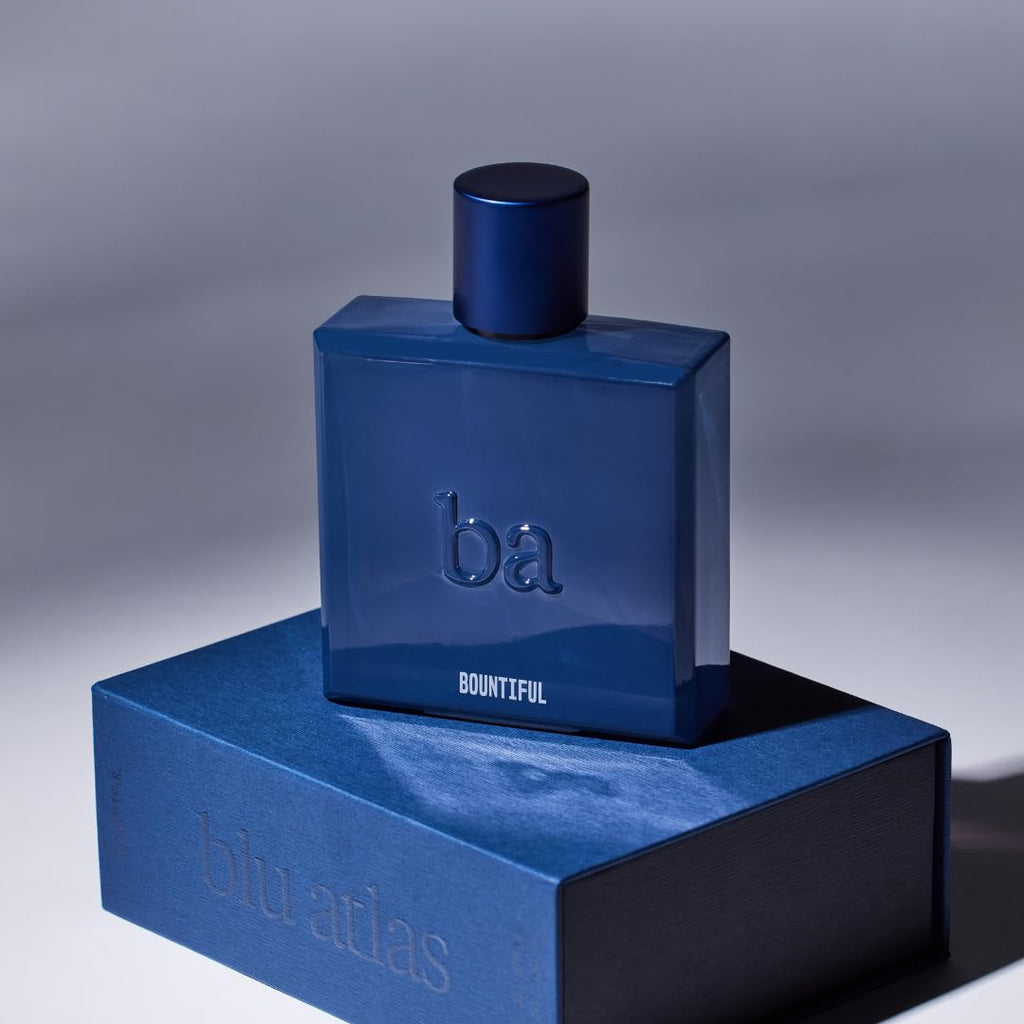 Blu Atlas Bountiful Eau de Parfum for Men – Long-Lasting Woody & Floral (100 ml)