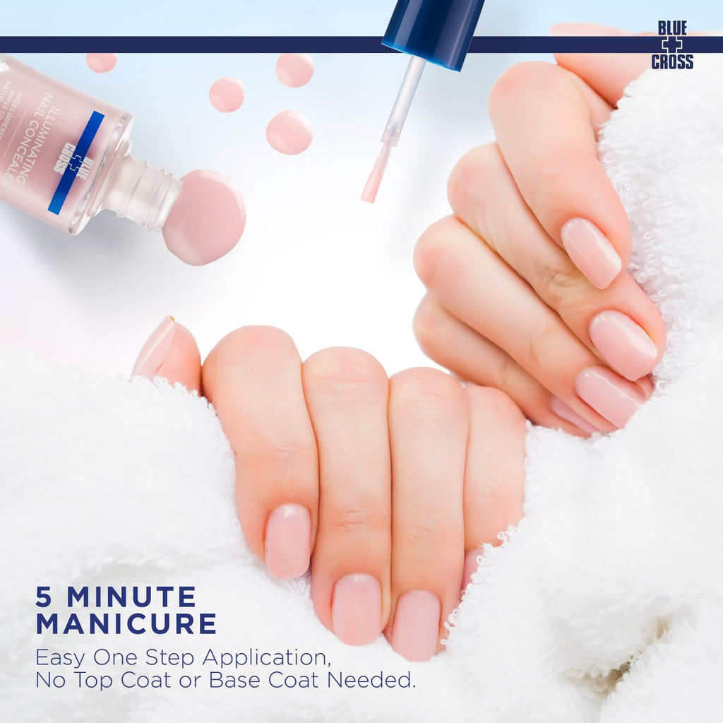Blue Cross Illuminating Nail Concealer – 5 Minute Manicure, Made in USA