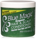 Blue Magic Bergamot Hair and Scalp Conditioner – 12 oz (Pack of 3) | Smooth, Non-Greasy Hydration
