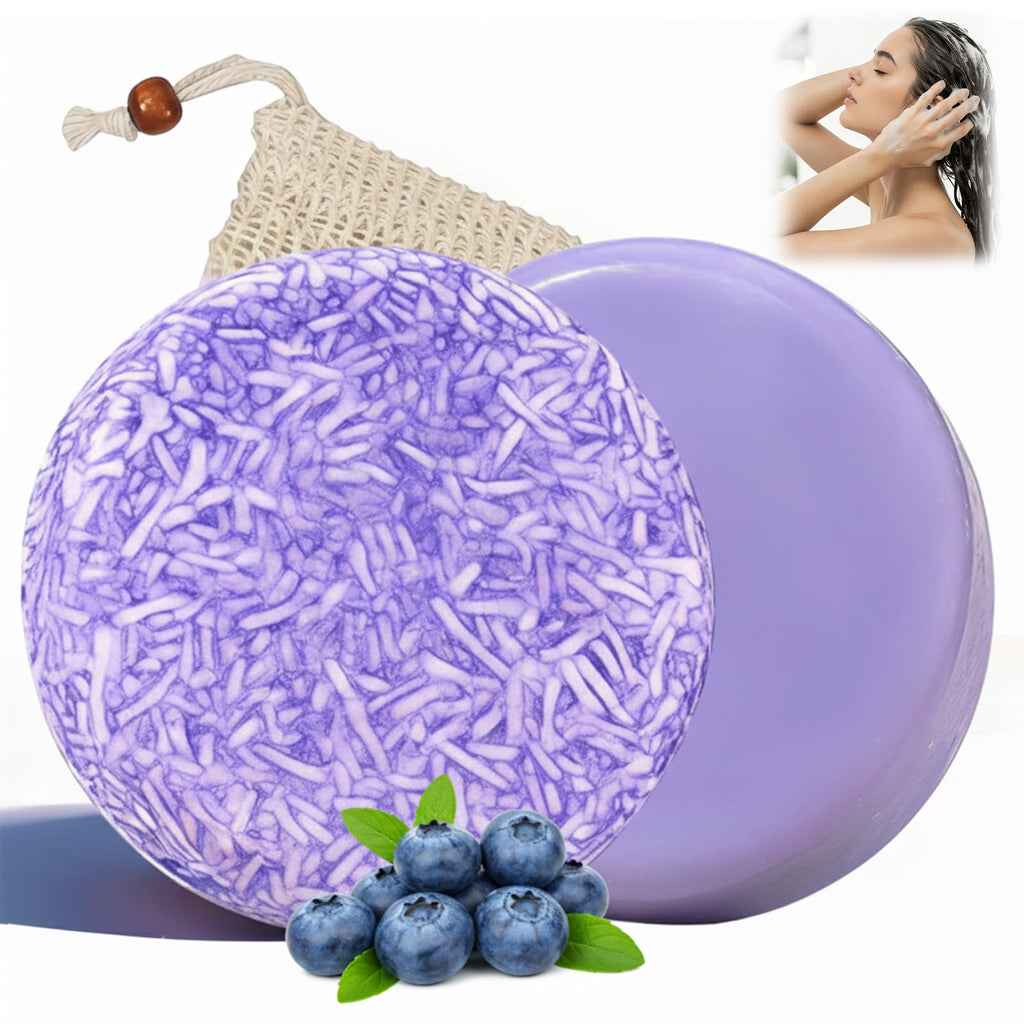Blueberry Fields Shampoo & Conditioner Bundle – Natural Blueberry Extract for Thinning Hair
