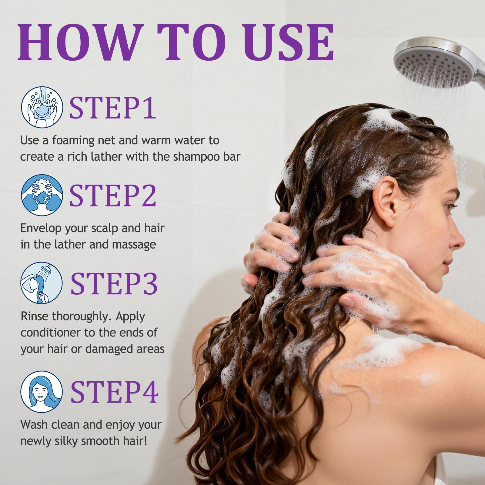 Blueberry Fields Shampoo & Conditioner Bundle – Natural Blueberry Extract for Thinning Hair