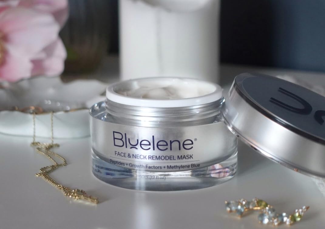 Bluelene Face & Neck Remodel Mask – Methylene Blue, Growth Factors, Peptides, Niacinamide (50ml)