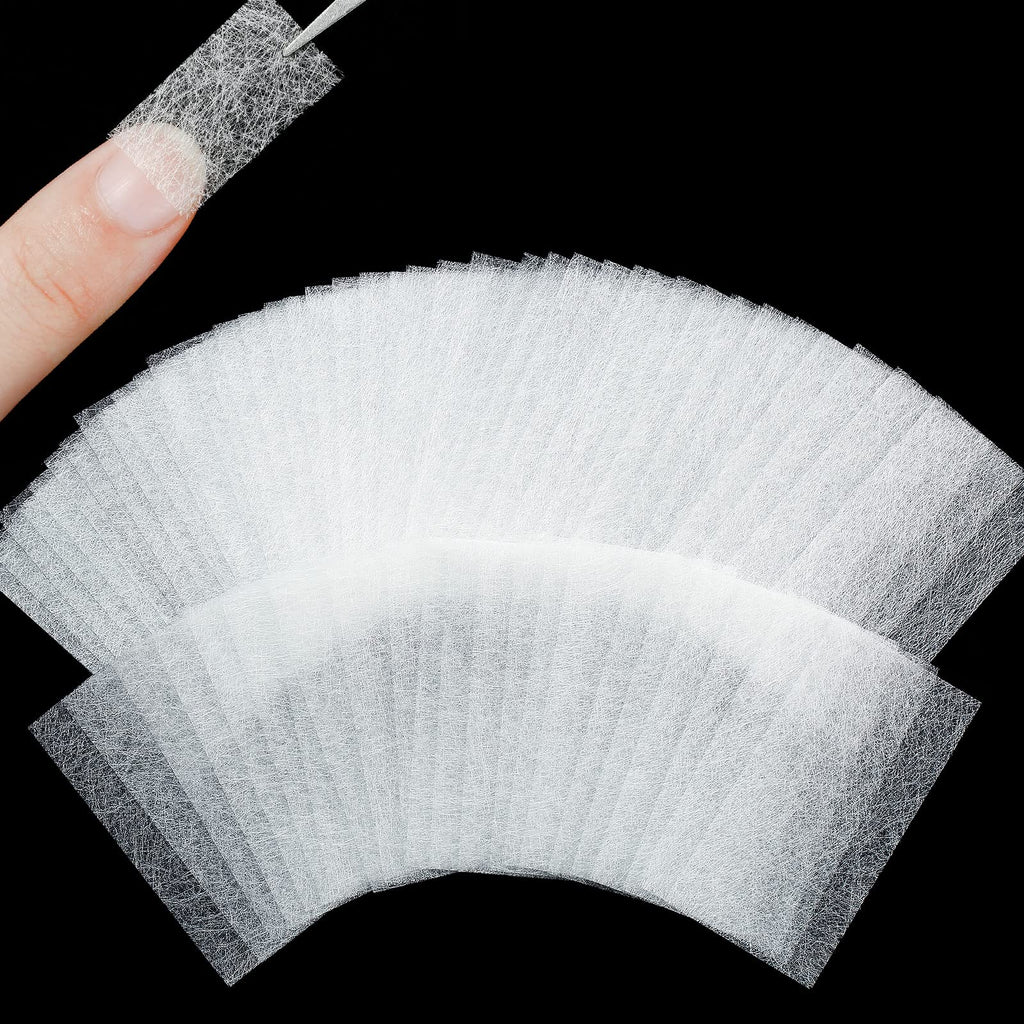 Blulu 240 Pcs Silk Nail Extension Wrap Fiberglass — DIY Nail Art & Home Salon Kit