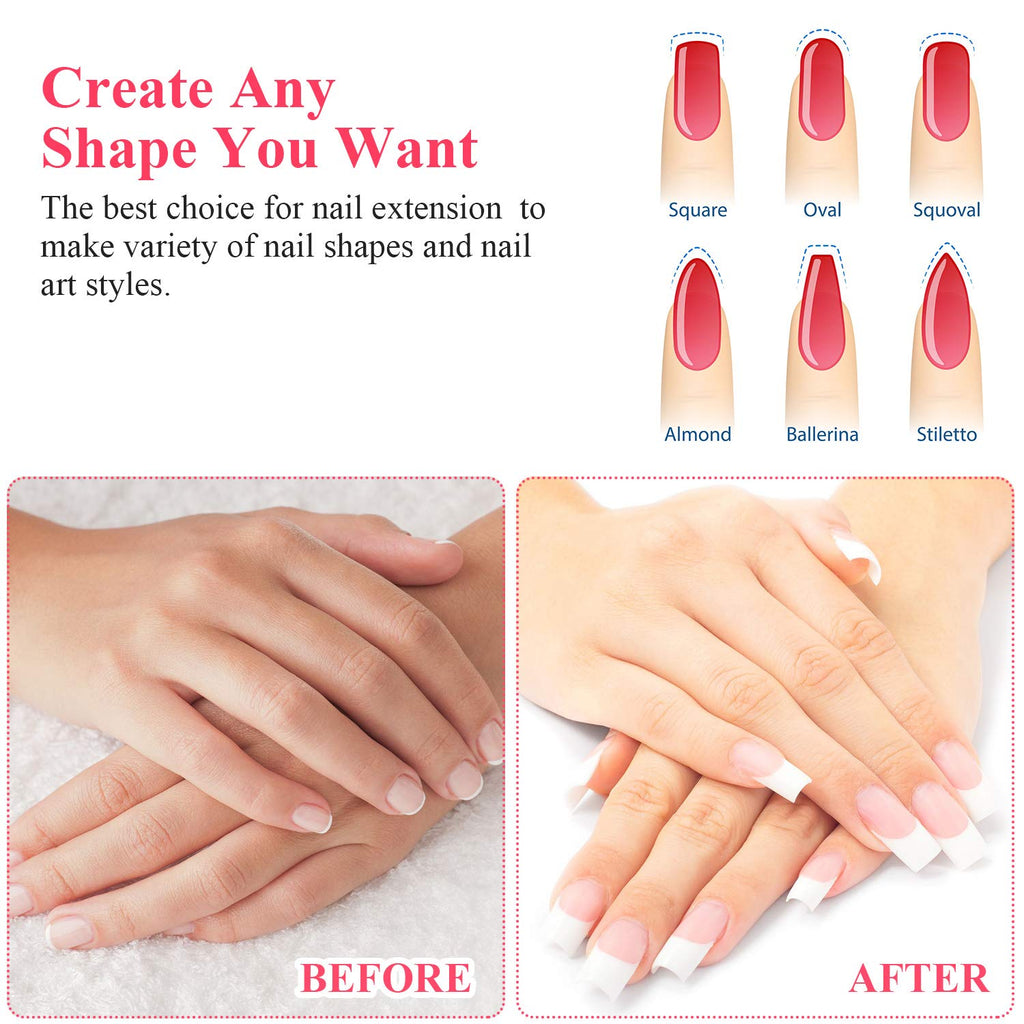 Blulu 240 Pcs Silk Nail Extension Wrap Fiberglass — DIY Nail Art & Home Salon Kit