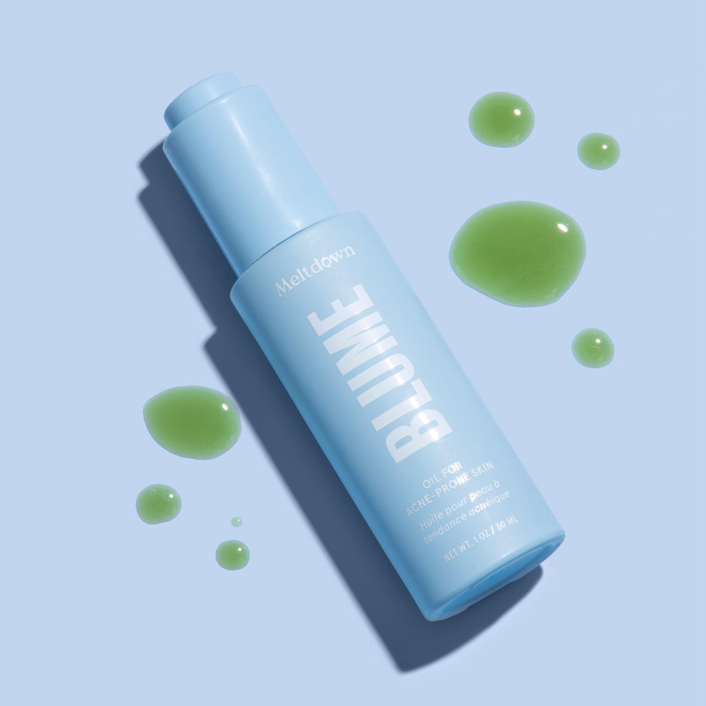 Blume Meltdown - Blue Tansy Face Oil for Acne & Pore Minimizing | Hydrating, Skin-Smoothing Serum