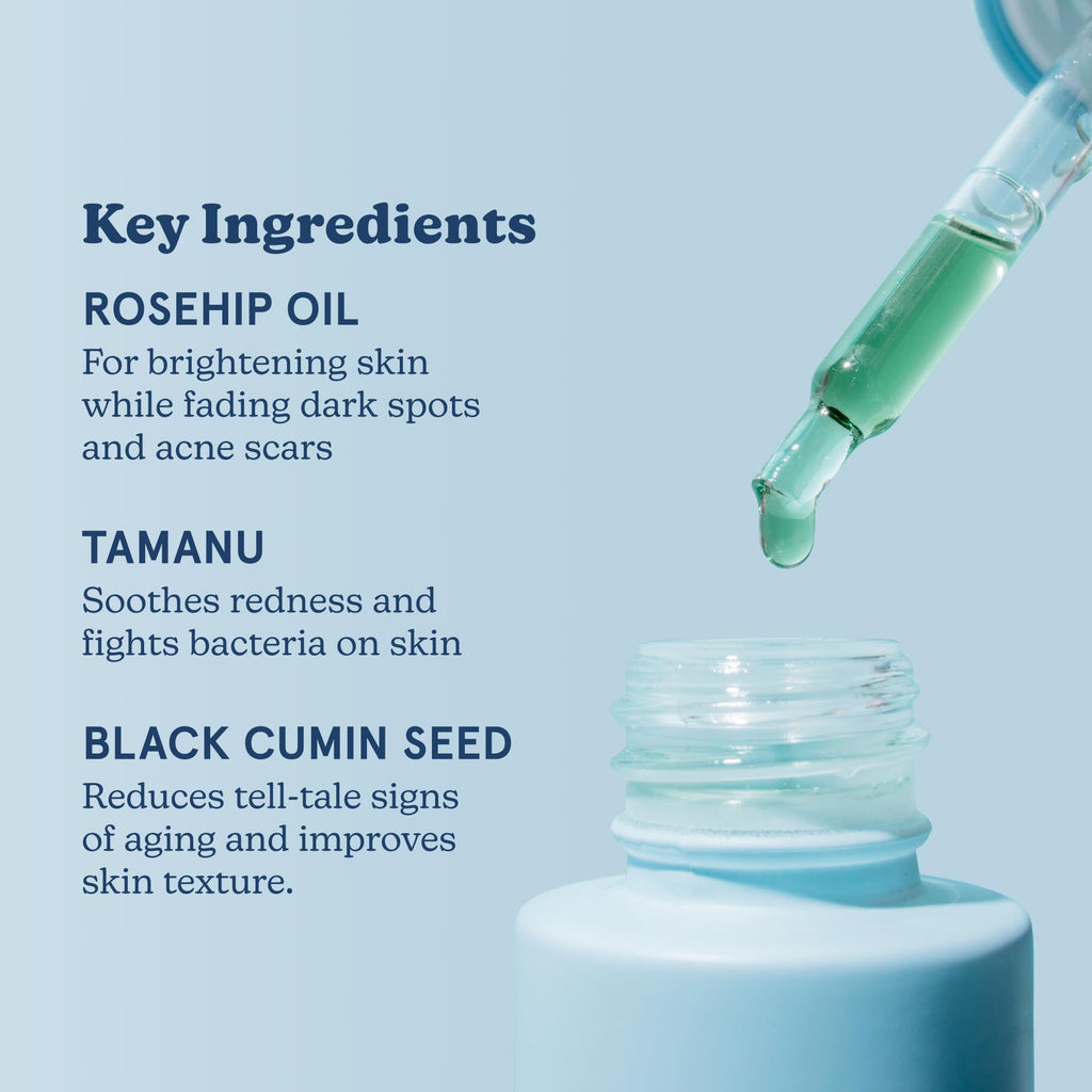 Blume Meltdown - Blue Tansy Face Oil for Acne & Pore Minimizing | Hydrating, Skin-Smoothing Serum