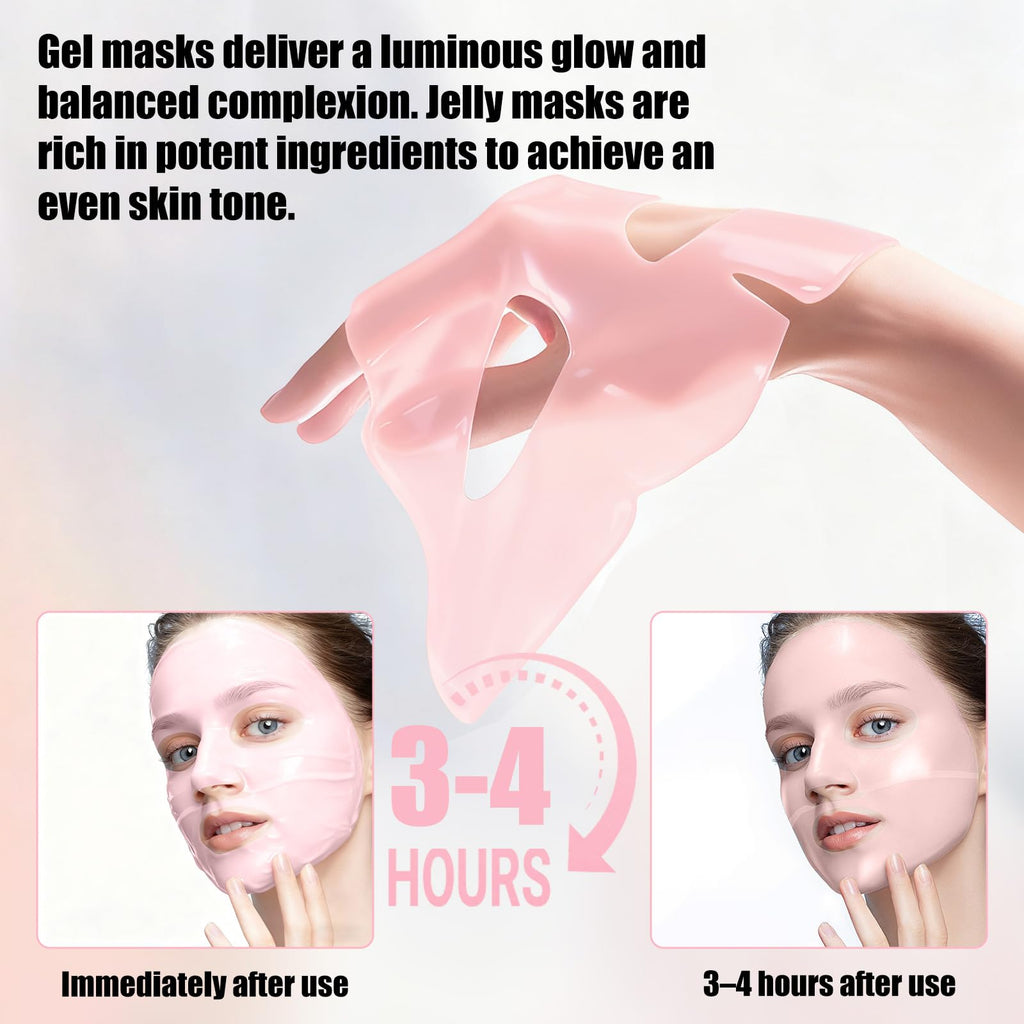BNIFI Collagen Face Mask | Hydrating Overnight Hydrogel for Delicate Skin