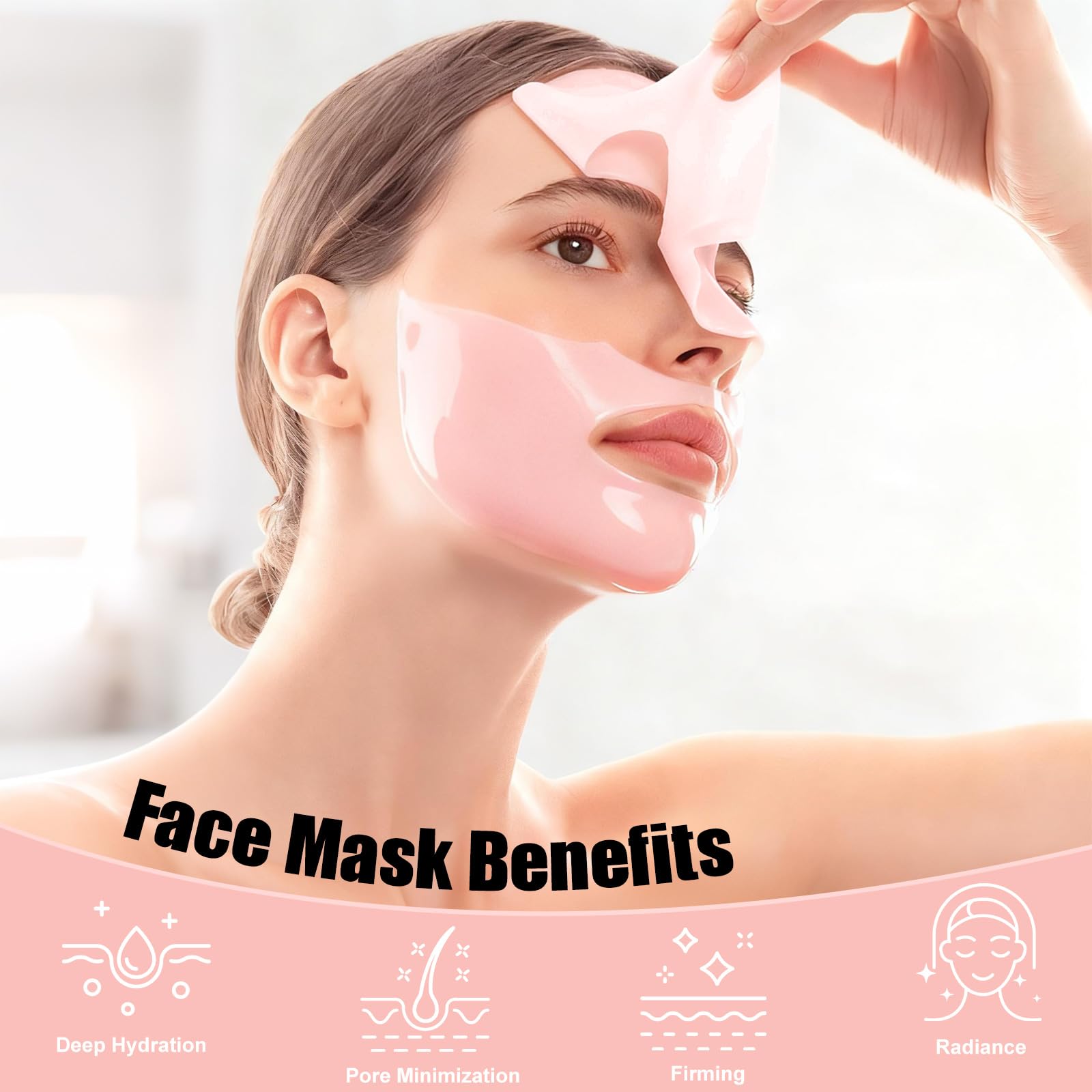 BNIFI Collagen Face Mask | Hydrating Overnight Hydrogel for Delicate Skin