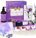 Bnlcd Luxury Lavender Bath Gift Set – 12-Piece Spa Gifts for Women | Self-Care Gifts for Mom, Wife, Girlfriend, Sister