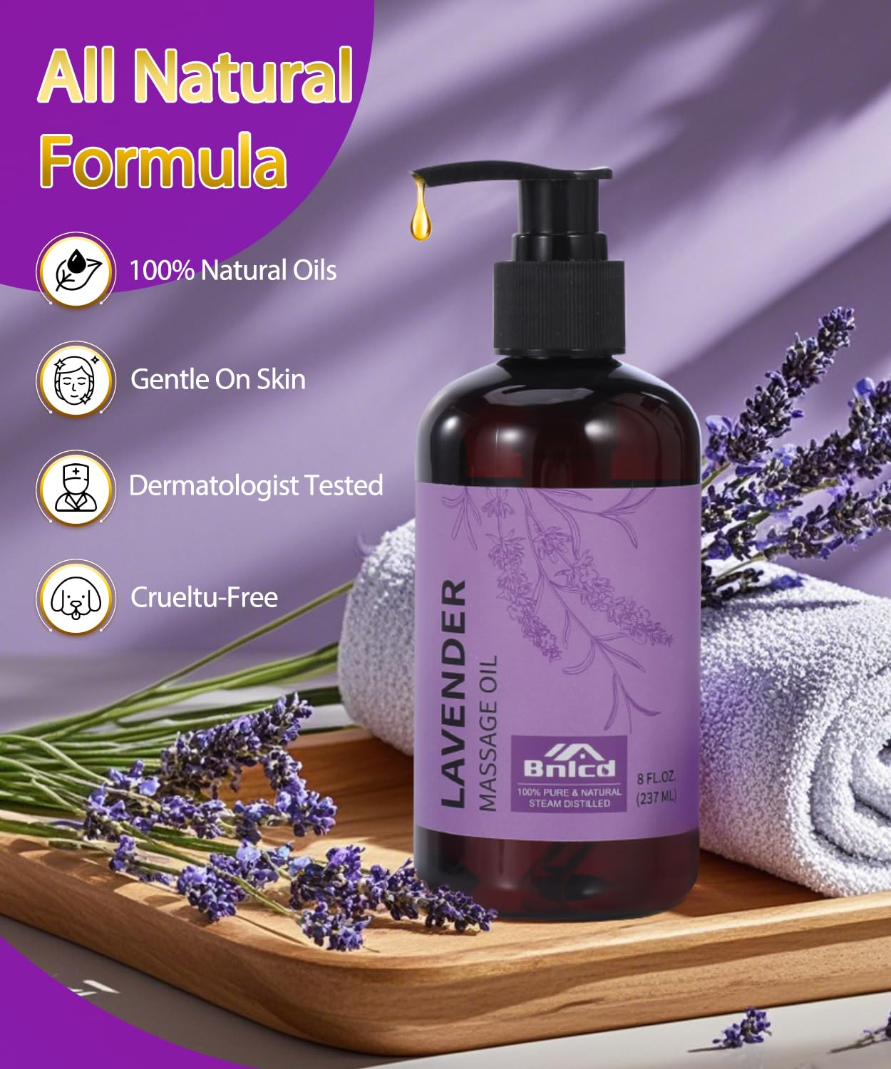 Bnlcd Luxury Lavender Bath Gift Set – 12-Piece Spa Gifts for Women | Self-Care Gifts for Mom, Wife, Girlfriend, Sister