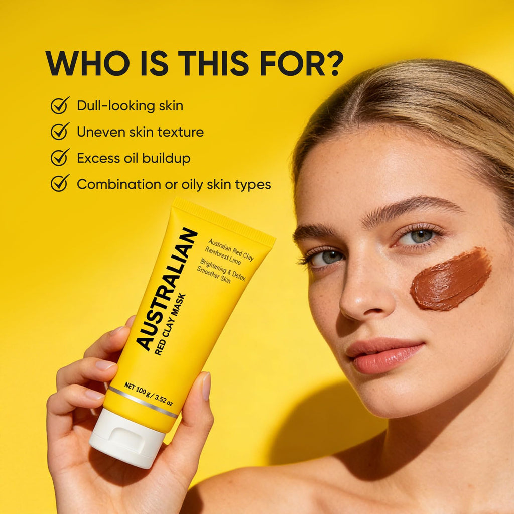 Boaccy Australian Red Clay Mask – Mineral-Rich Detox Mud with Kakadu Plum