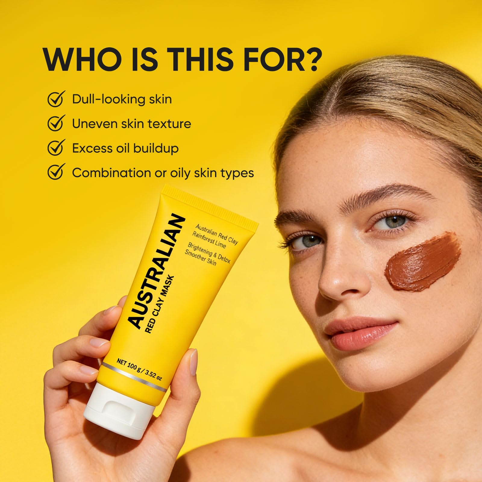 Boaccy Australian Red Clay Mask – Mineral-Rich Detox Mud with Kakadu Plum