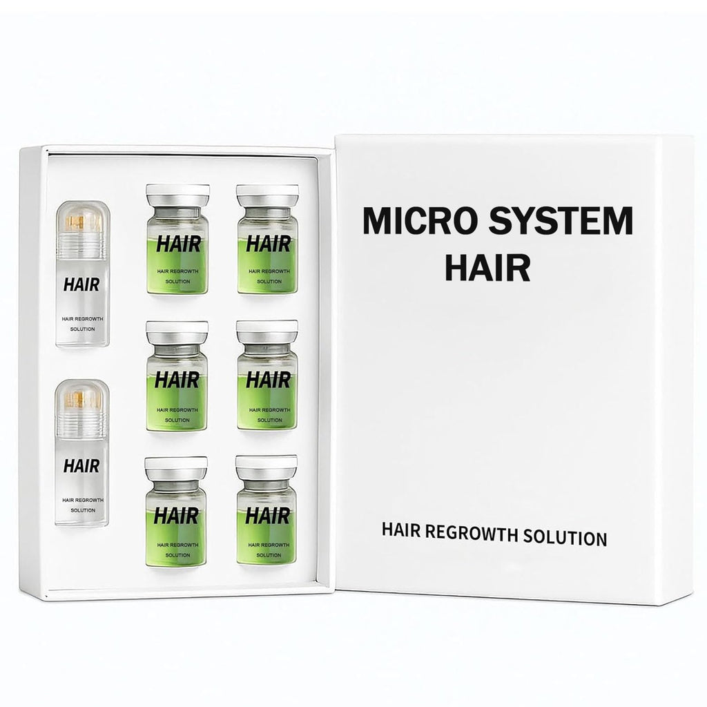 Boaccy Hair Regrowth System – Advanced Hair Growth Treatment with Ginseng, Eclipta Prostrata, Peppermint Oil & Ginger Root