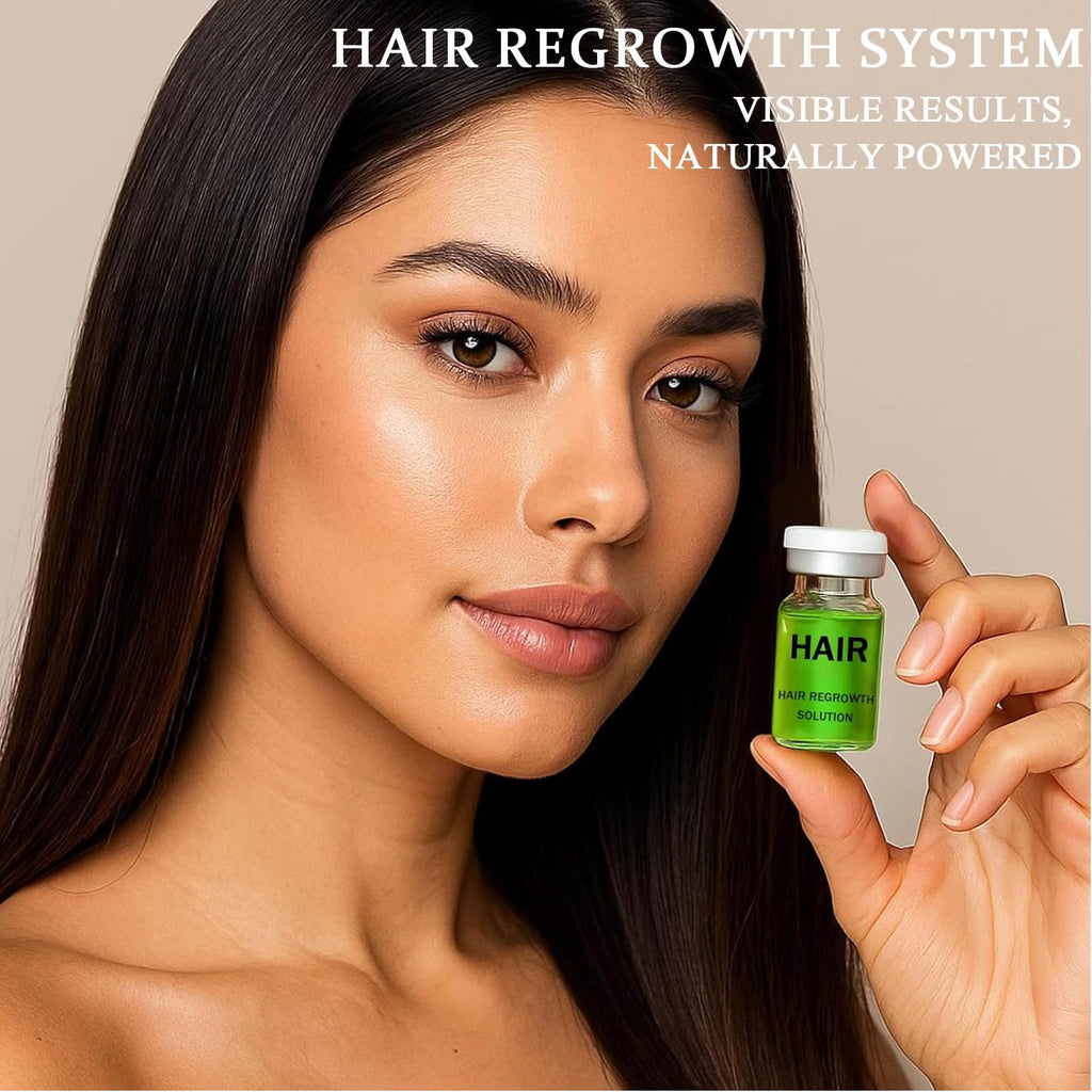 Boaccy Hair Regrowth System – Advanced Hair Growth Treatment with Ginseng, Eclipta Prostrata, Peppermint Oil & Ginger Root