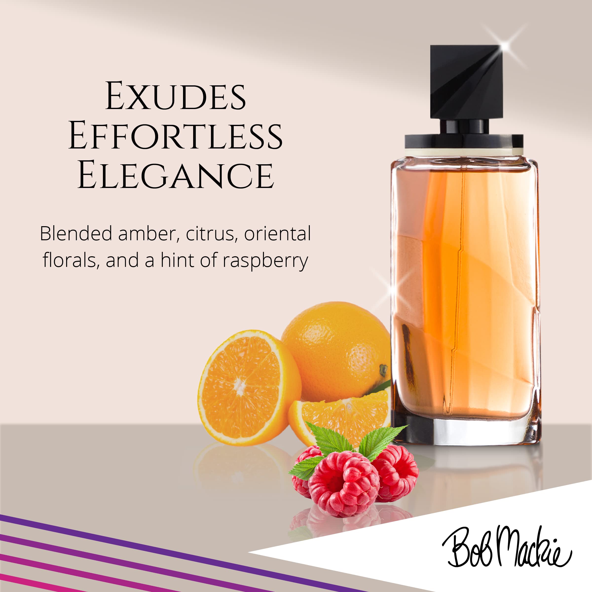 Bob Mackie Designer Feminine Fragrance | Eau de Toilette Spray 3.4 oz