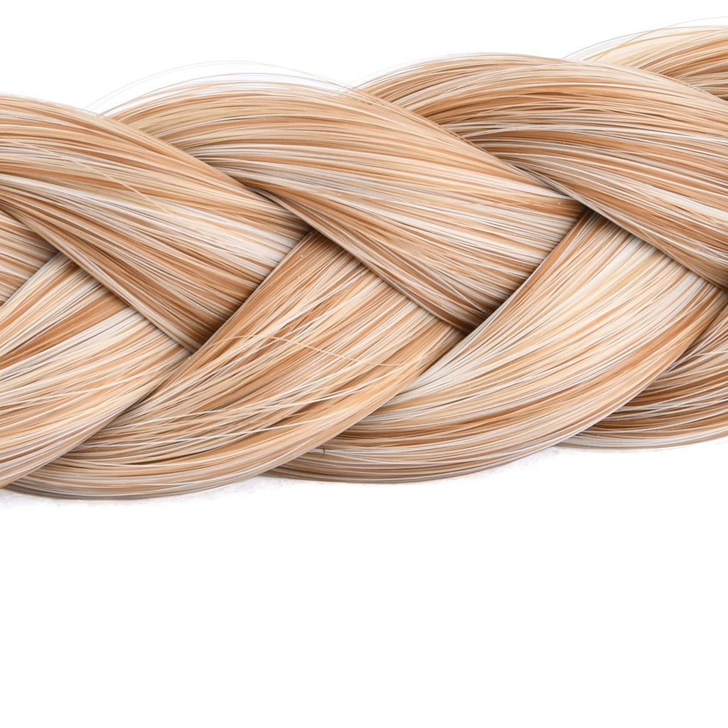 BOBIYA 2-Strand Synthetic Hair Braided Headband | Golden Blonde