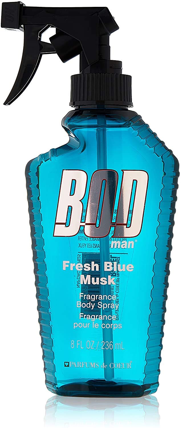Bod Man Fresh Blue Musk Body Spray 8 oz | Parfums de Coeur