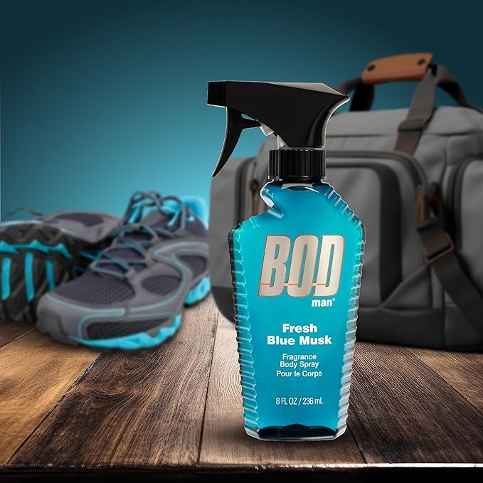 Bod Man Fresh Blue Musk Body Spray 8 oz | Parfums de Coeur