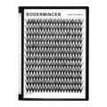 Bodermincer Black Cluster Lashes 240pcs – 20D/40D DIY Lashes, D Curl, 8–22mm