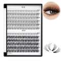 Bodermincer 240pcs Lash Extensions – C Curl, 10D/20D Mixed Clusters (8–16mm) for Professionals