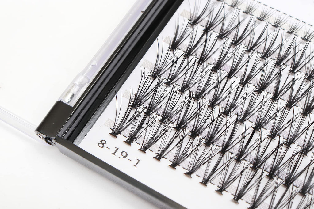 Bodermincer 240pcs Lash Extensions – C Curl, 10D/20D Mixed Clusters (8–16mm) for Professionals