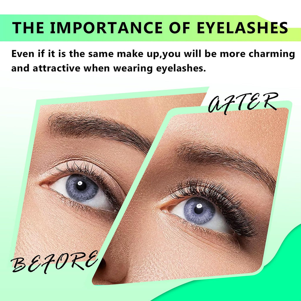 Bodermincer 120 Clusters Mixed Wide Lash Extensions – 10-16mm (D Curl)