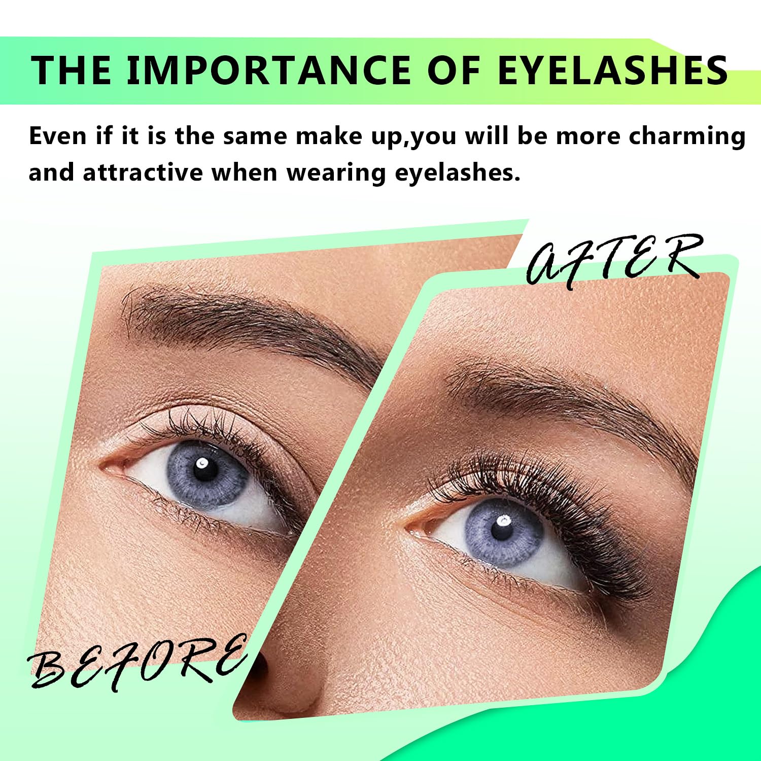 Bodermincer 120 Clusters Mixed Wide Lash Extensions – 10-16mm (D Curl)