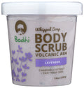 BODHI Lava Lavender Whipped Soap – Exfoliating Castile Soap with Volcanic Ash, 14 oz
