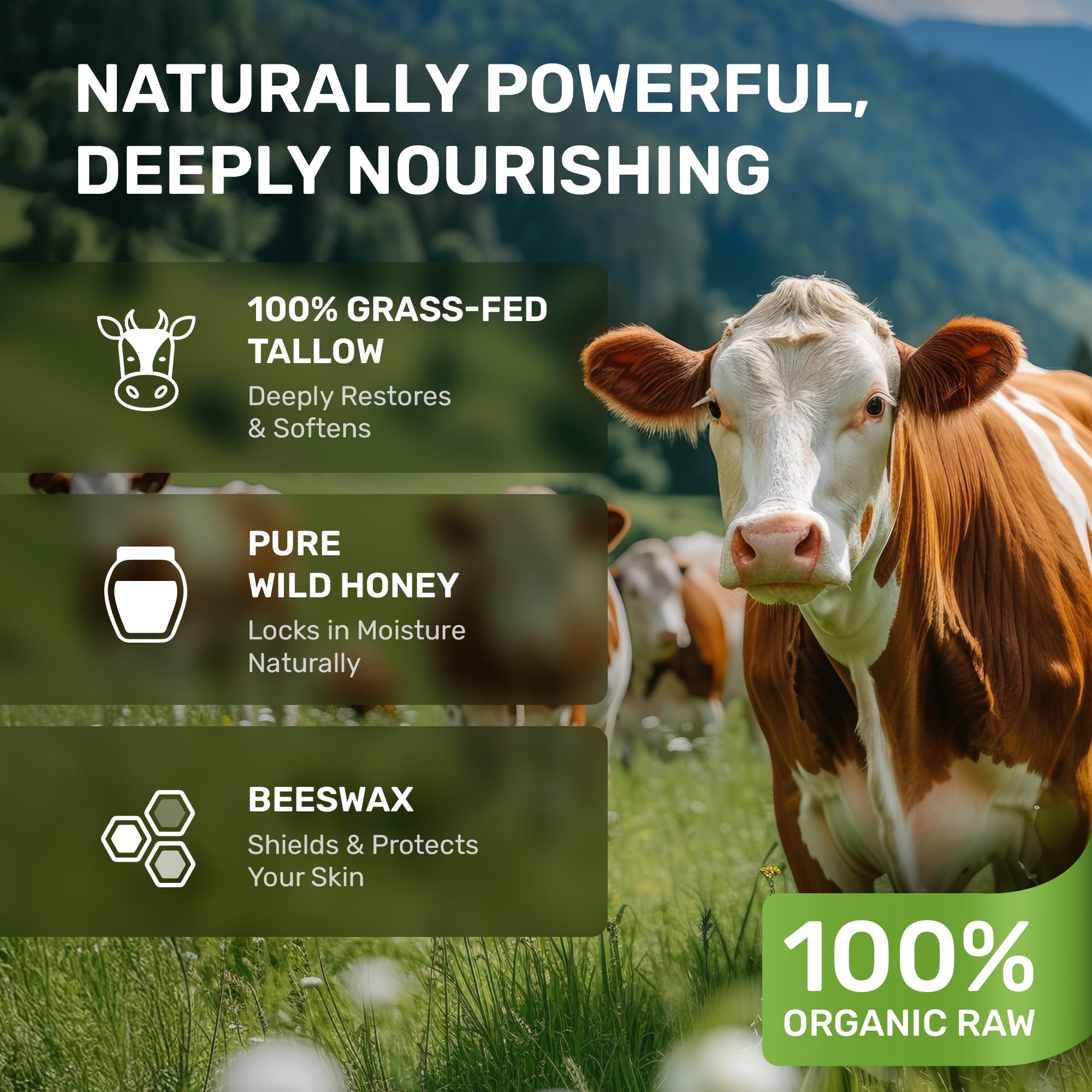Body Art Beef Tallow for Skin – Grass-Fed Moisturizer & Whipped Balm (Fragrance-Free)