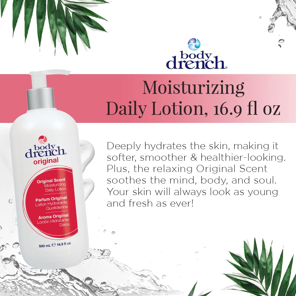Body Drench Moisturizing Lotion | All Skin Types, 16.9 oz