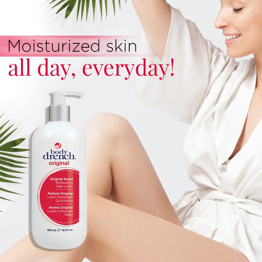 Body Drench Moisturizing Lotion | All Skin Types, 16.9 oz